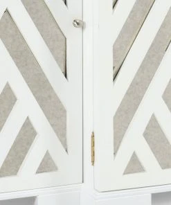 Media Consoles & TV Stands Chelsea House White Antique Mirror Tidewater Sideboard