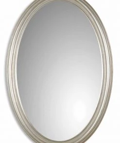 Uttermost Franklin Oval Silver Mirror