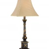 Wildwood Painted Candlestick Lamp