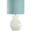 Table Lamps Wildwood Bordered Urn Lamp (Turquoise Shade)