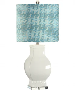 Table Lamps Wildwood Bordered Urn Lamp (Turquoise Shade)
