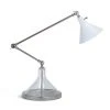 Table Lamps Coastal Living Ibis Task Lamp (Polished Nickel And White) 1 Table Lamps Coastal Living Ibis Task Lamp (Polished Nickel And White)
