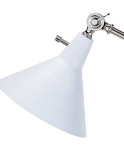 Table Lamps Coastal Living Ibis Task Lamp (Polished Nickel And White) 7 Table Lamps Coastal Living Ibis Task Lamp (Polished Nickel And White)