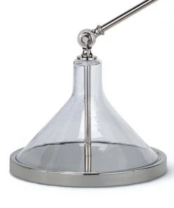 Table Lamps Coastal Living Ibis Task Lamp (Polished Nickel And White) 9 Table Lamps Coastal Living Ibis Task Lamp (Polished Nickel And White)