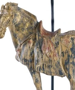 Southern Living Dynasty Horse Table Lamps Pair