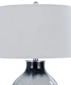 Coastal Living Indigo Glass Table Lamp Table Lamps