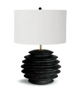 Coastal Living Accordion Table Lamp Round (Ebony) Table Lamps