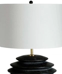 Coastal Living Accordion Table Lamp Round (Ebony) Table Lamps