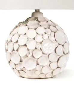 Coastal Living Lucia Ceramic Table Lamp (White) Table Lamps