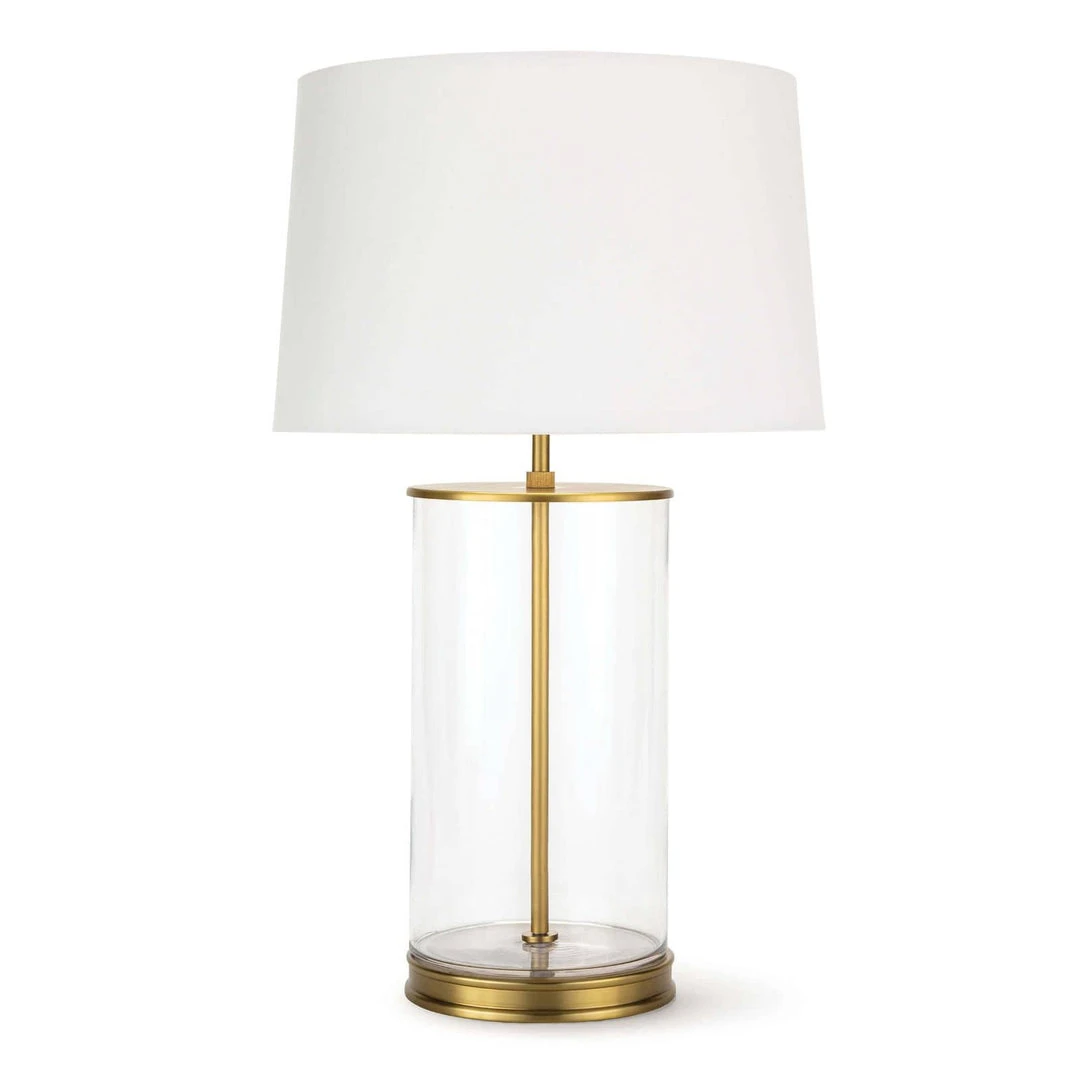 Southern Living Magelian Glass Table Lamp (Natural Brass) 3 Southern Living Magelian Glass Table Lamp (Natural Brass)