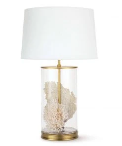 Southern Living Magelian Glass Table Lamp (Natural Brass) 8 Southern Living Magelian Glass Table Lamp (Natural Brass)