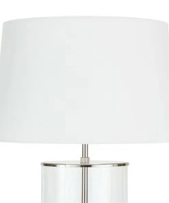 Coastal Living Magelian Glass Table Lamp (Polished Nickel) 9 Coastal Living Magelian Glass Table Lamp (Polished Nickel)