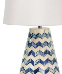 Coastal Living Cassia Chevron Table Lamp (Blue) 9 Coastal Living Cassia Chevron Table Lamp (Blue)