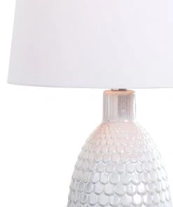 Table Lamps Coastal Living Glimmer Ceramic Table Lamp (Pearlized White)