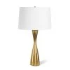 Southern Living Naomi Resin Table Lamp (Gold Leaf) Table Lamps