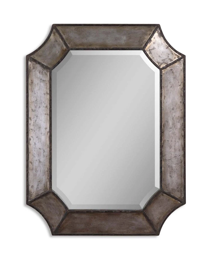 Uttermost Elliot Distressed Aluminum Mirror 3 Uttermost Elliot Distressed Aluminum Mirror