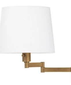 Southern Living Virtue Floor Lamp (Natural Brass) Floor Lamps