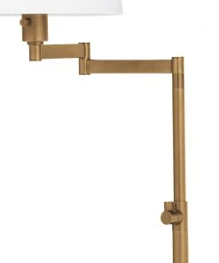 Southern Living Virtue Floor Lamp (Natural Brass) Floor Lamps