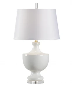 Wildwood Gate Finial Lamp - Snow