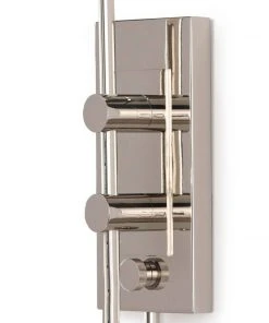 Coastal Living Heron Sconce (Polished Nickel And White) All Lighting
