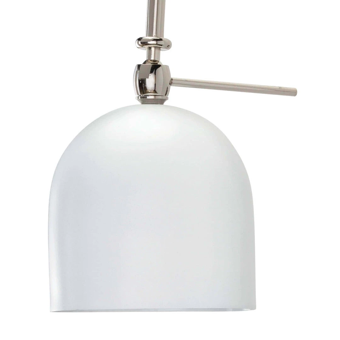 Coastal Living Heron Sconce (Polished Nickel And White) All Lighting 6 Coastal Living Heron Sconce (Polished Nickel And White) All Lighting