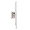 All Lighting Coastal Living Redford Sconce (White And Polished Nickel)