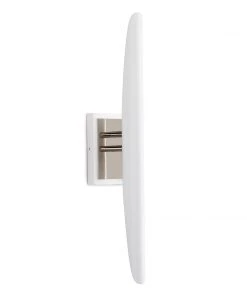 All Lighting Coastal Living Redford Sconce (White And Polished Nickel)