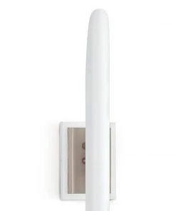 All Lighting Coastal Living Redford Sconce (White And Polished Nickel)