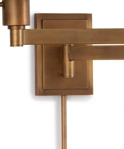 Sconces Southern Living Virtue Sconce (Natural Brass) 9 Sconces Southern Living Virtue Sconce (Natural Brass)