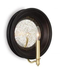 Southern Living Boundary Wood Sconce (Ebony) All Lighting