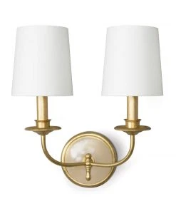All Lighting Southern Living Fisher Sconce Double
