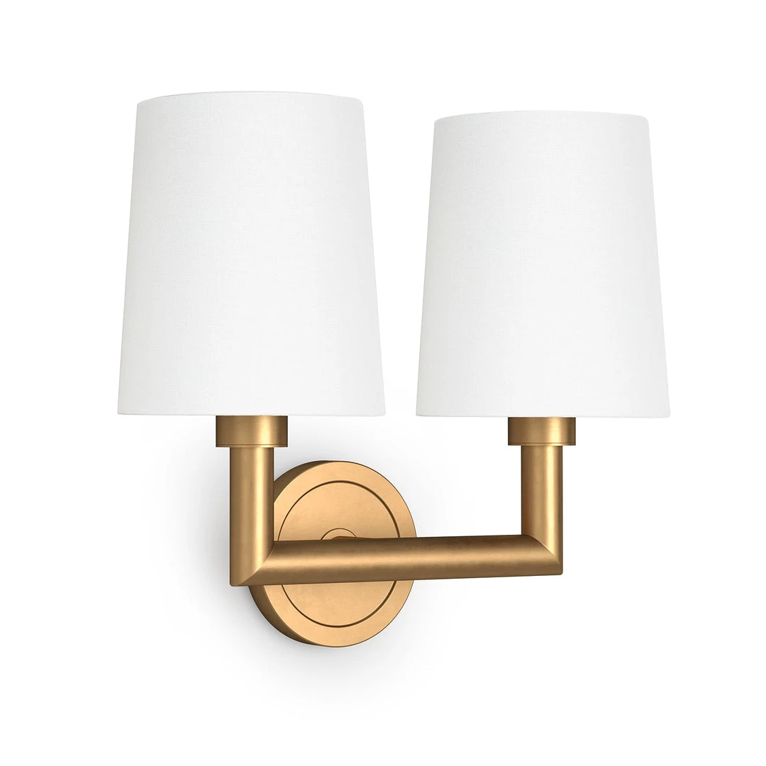 All Lighting Southern Living Legend Sconce Double (Natural Brass) 3 All Lighting Southern Living Legend Sconce Double (Natural Brass)