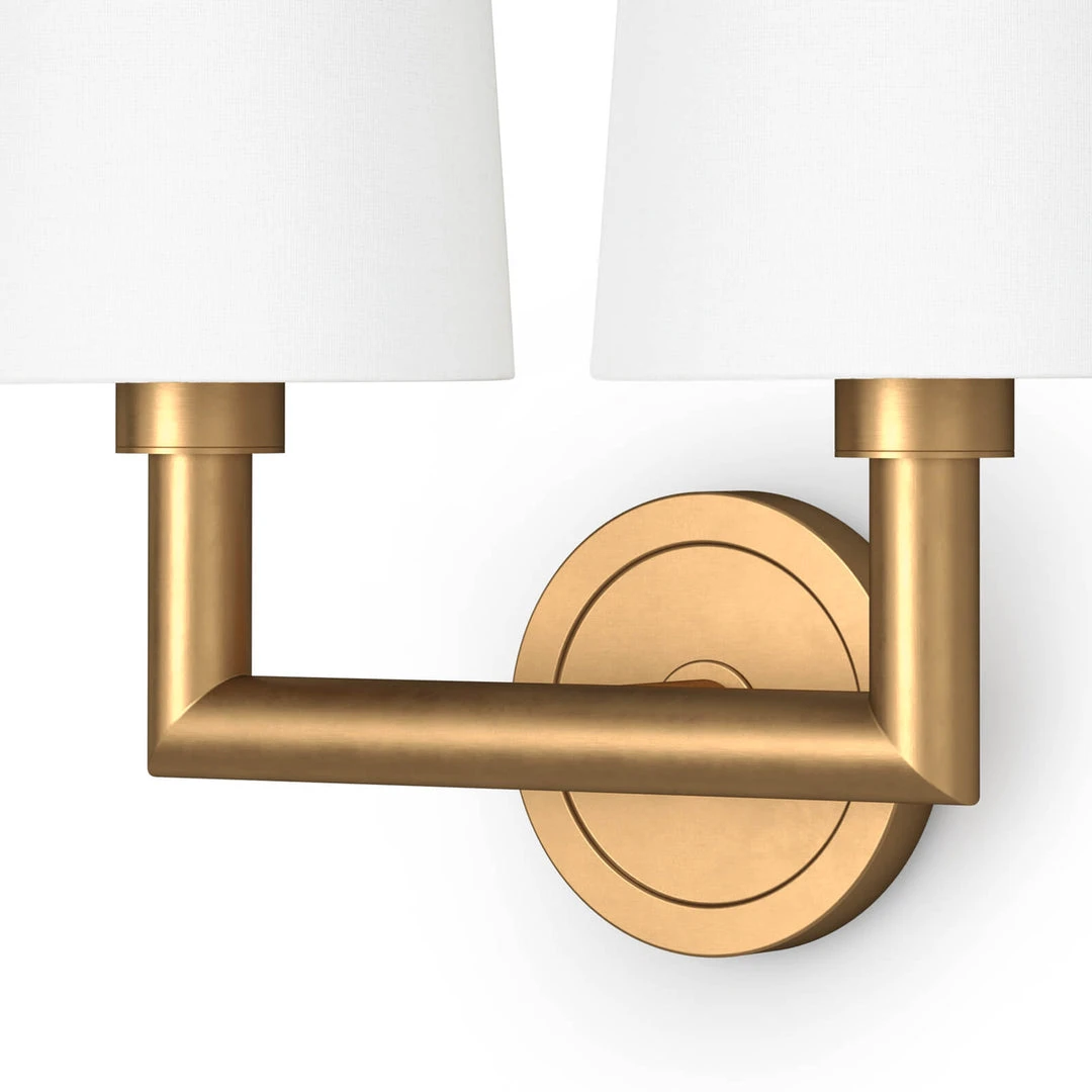 All Lighting Southern Living Legend Sconce Double (Natural Brass) 5 All Lighting Southern Living Legend Sconce Double (Natural Brass)