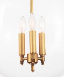 All Lighting Southern Living Globe Pendant (Natural Brass)