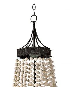 Southern Living Wood Beaded Chandelier All Lighting