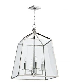 All Lighting Coastal Living Cachet Lantern (Polished Nickel)