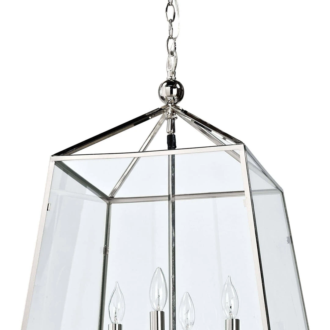 All Lighting Coastal Living Cachet Lantern (Polished Nickel) 4 All Lighting Coastal Living Cachet Lantern (Polished Nickel)