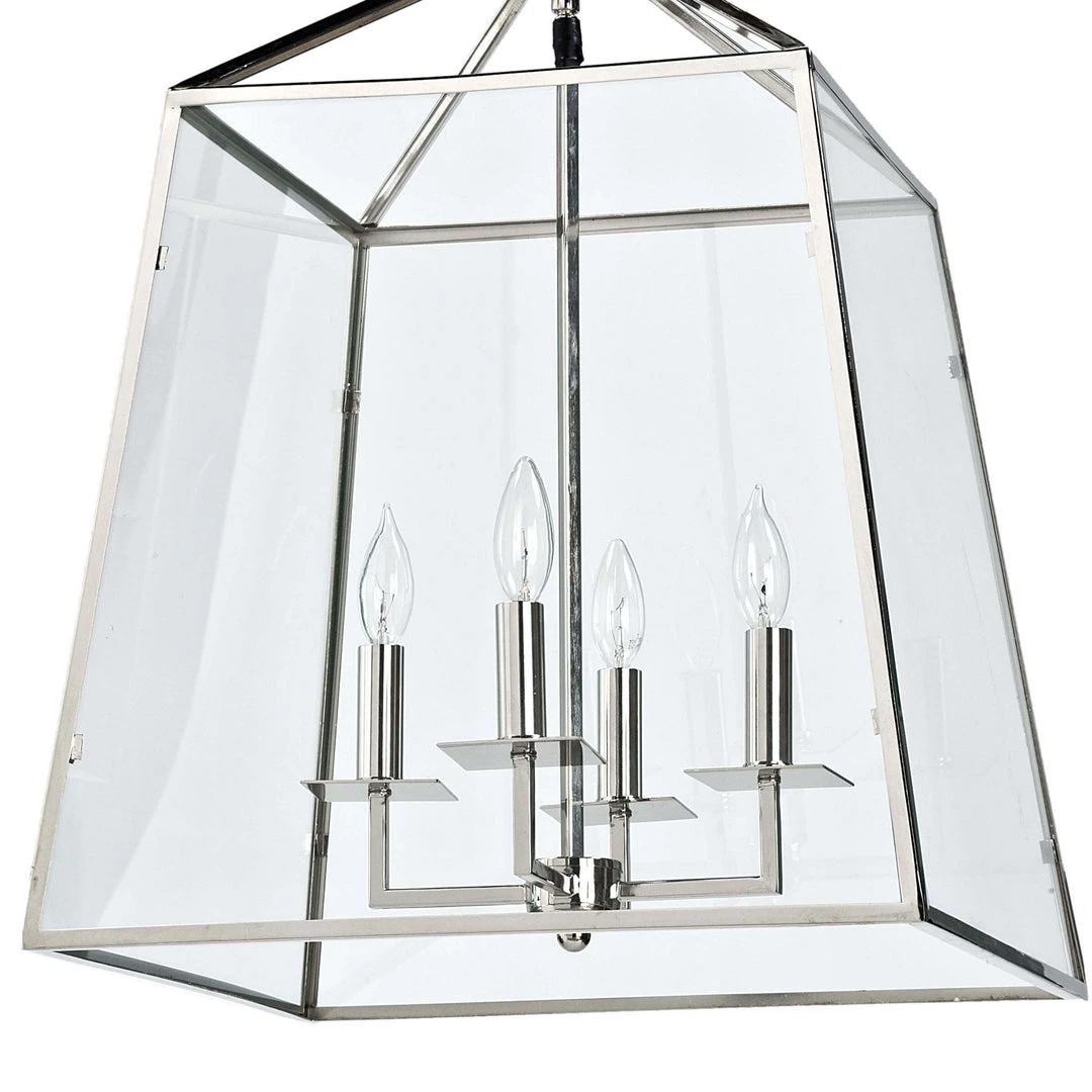 All Lighting Coastal Living Cachet Lantern (Polished Nickel) 5 All Lighting Coastal Living Cachet Lantern (Polished Nickel)