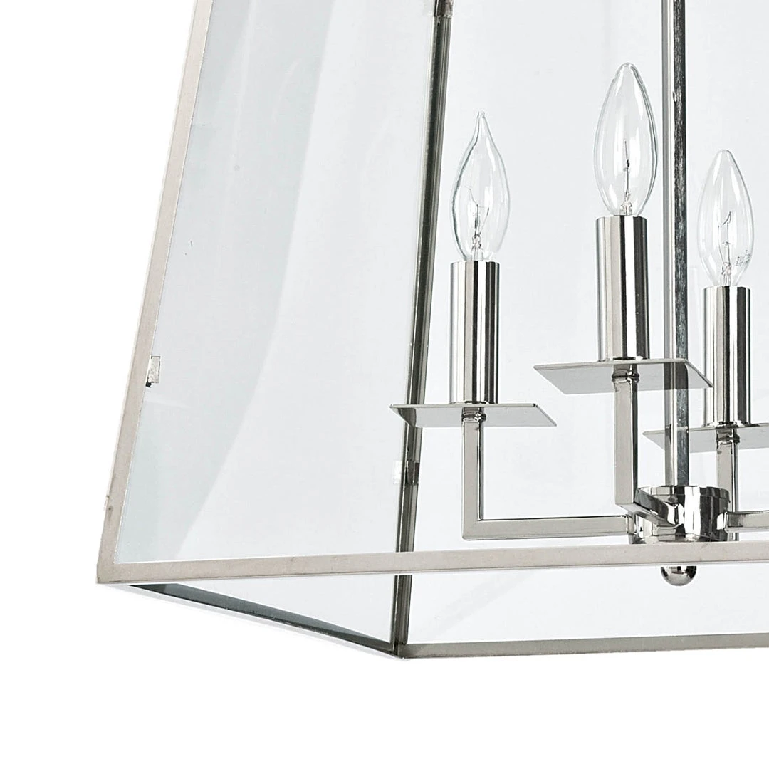 All Lighting Coastal Living Cachet Lantern (Polished Nickel) 7 All Lighting Coastal Living Cachet Lantern (Polished Nickel)