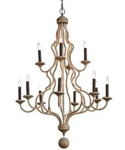 All Lighting Coastal Living Jute Chandelier