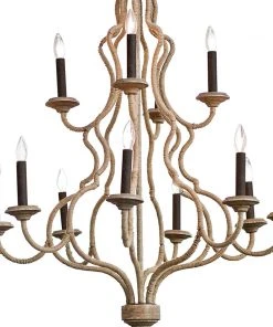 All Lighting Coastal Living Jute Chandelier