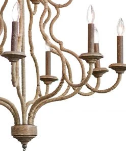 All Lighting Coastal Living Jute Chandelier