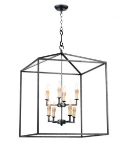Southern Living Cape Lantern (Blackened Iron) All Lighting