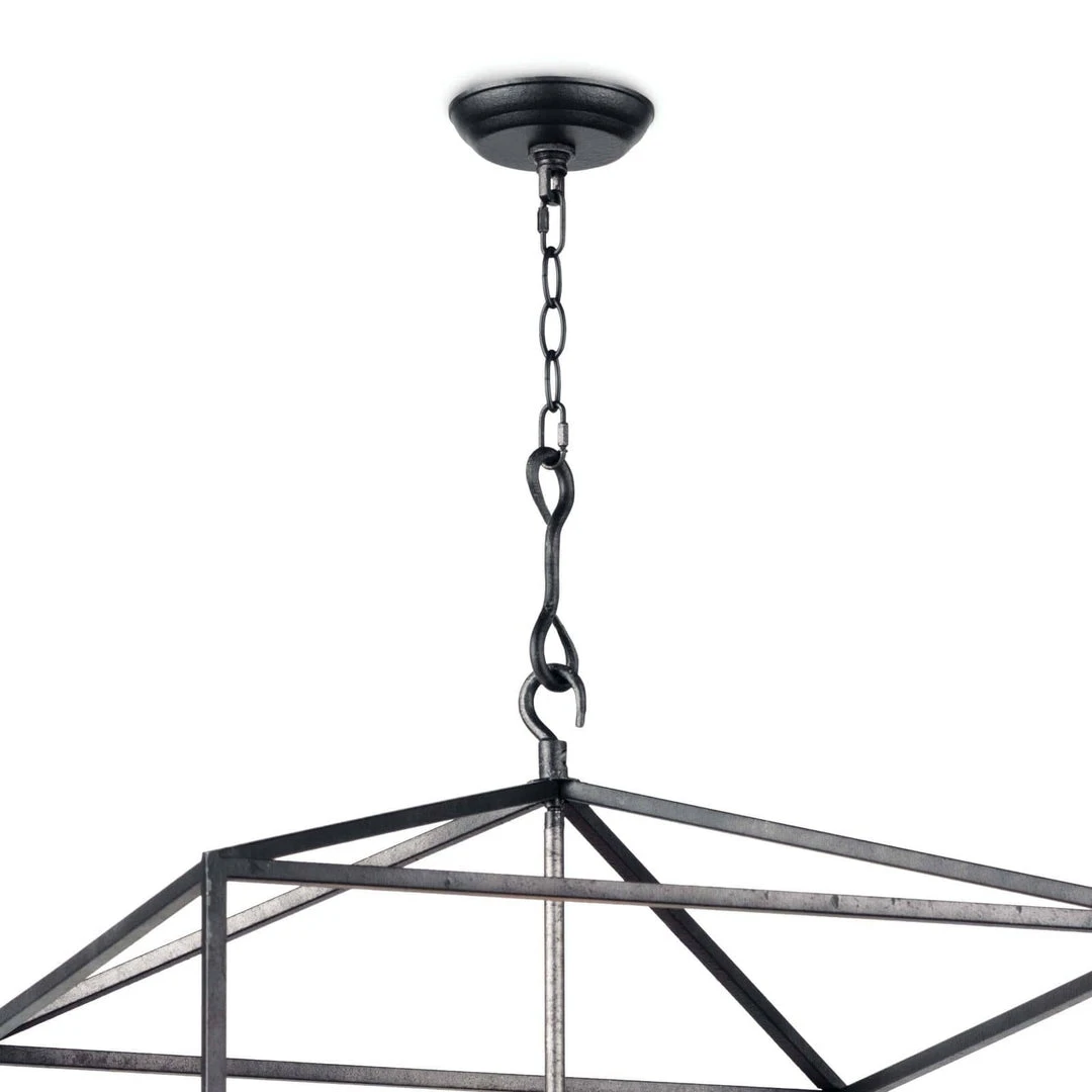 Southern Living Cape Lantern (Blackened Iron) All Lighting 4 Southern Living Cape Lantern (Blackened Iron) All Lighting