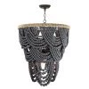 Southern Living Lorelei Wood Bead Chandelier All Lighting