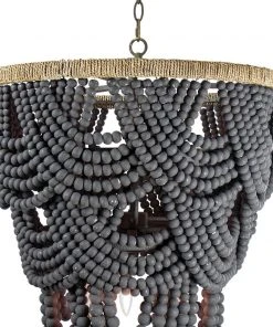 Southern Living Lorelei Wood Bead Chandelier All Lighting 9 Southern Living Lorelei Wood Bead Chandelier All Lighting