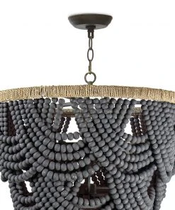 Southern Living Lorelei Wood Bead Chandelier All Lighting 10 Southern Living Lorelei Wood Bead Chandelier All Lighting