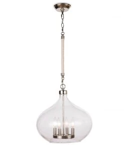 All Lighting Coastal Living Dover Pendant (Polished Nickel)