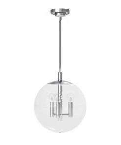 Coastal Living Cafe Pendant Small (Polished Nickel) All Lighting