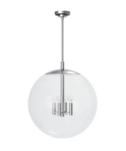 Coastal Living Cafe Pendant Large (Polished Nickel) All Lighting